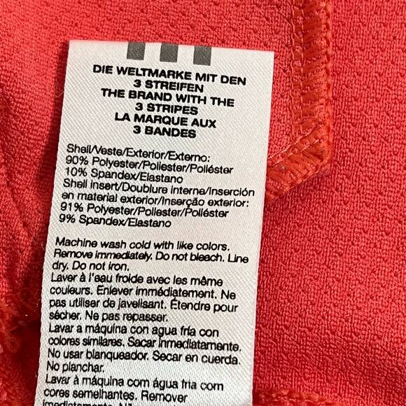 Adidas ClimaCool Women's Peach/Pink/Orange Large Athletic Workout Jacket - Picture 4 of 12